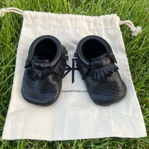 Freshly Picked Size 1 Ebony Moccasins